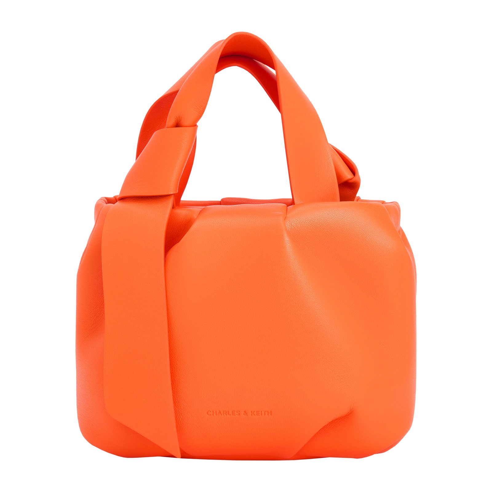 Toni knotted ruched bag by Charles & Keith