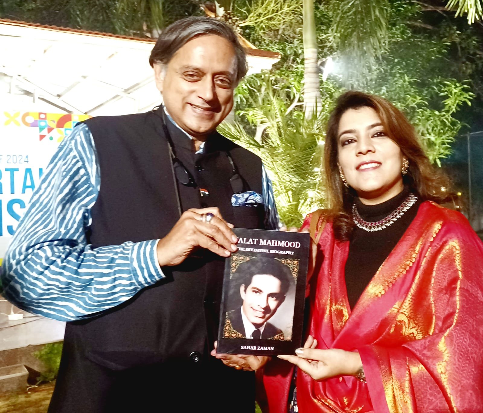 Sahar Zaman with Dr.Shashi Tharoor