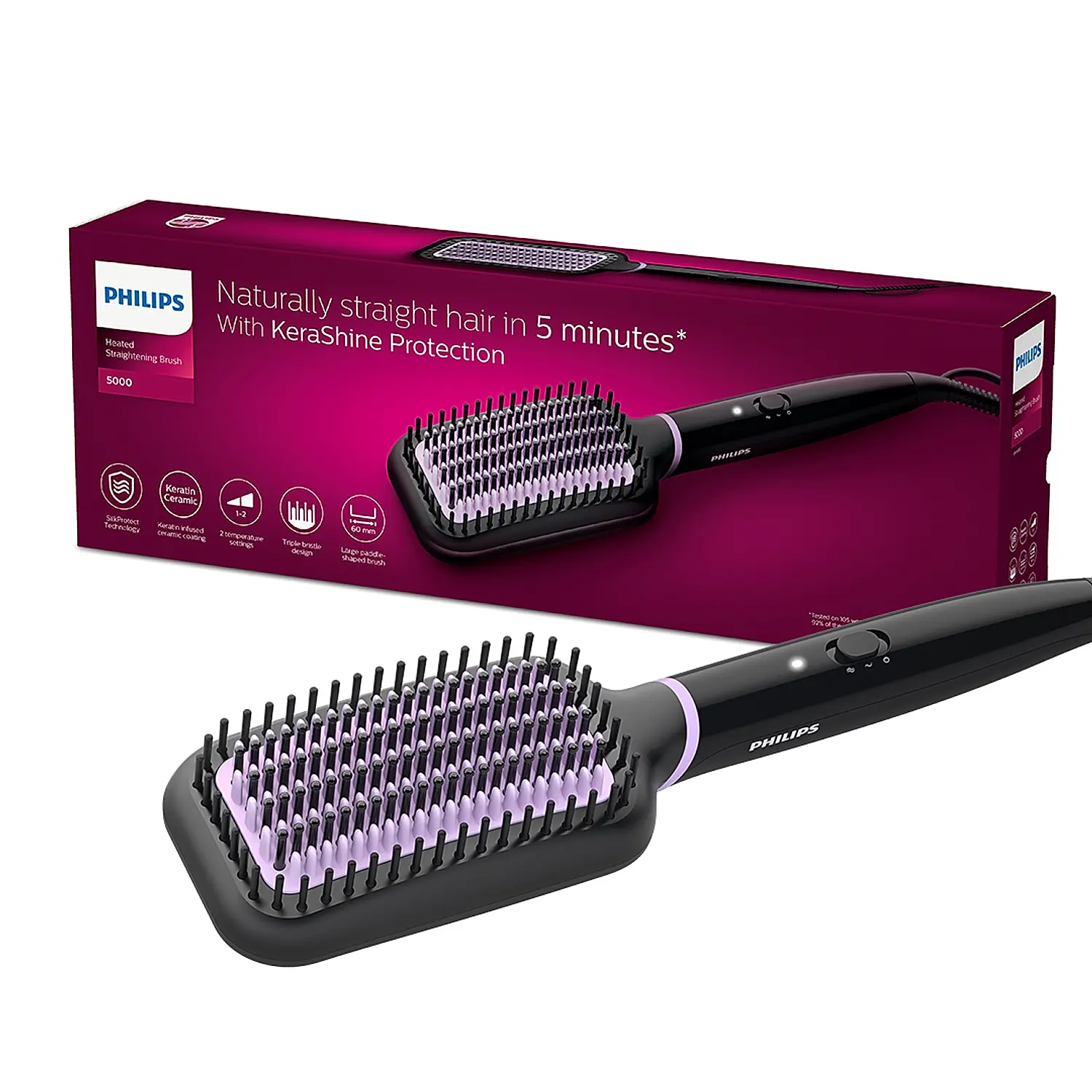 Philips Hair Straightening brush BHH880/10