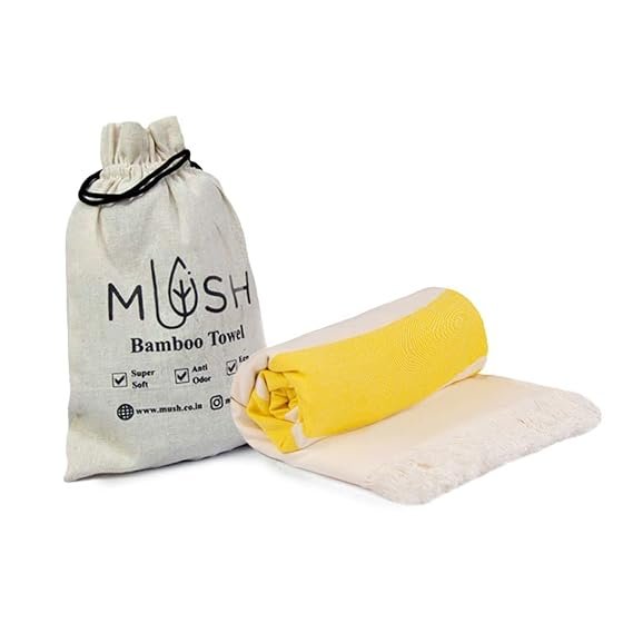 Mush 100% Bamboo Light Weight & Ultra-Compact Turkish Towel 