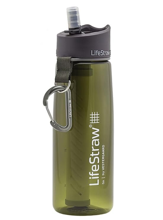 Eco-friendly LifeStraw Go 2 Stage Tritan Water Bottle