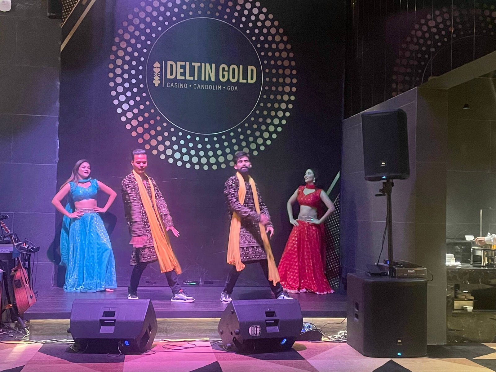 Live dance performance at Deltin Gold