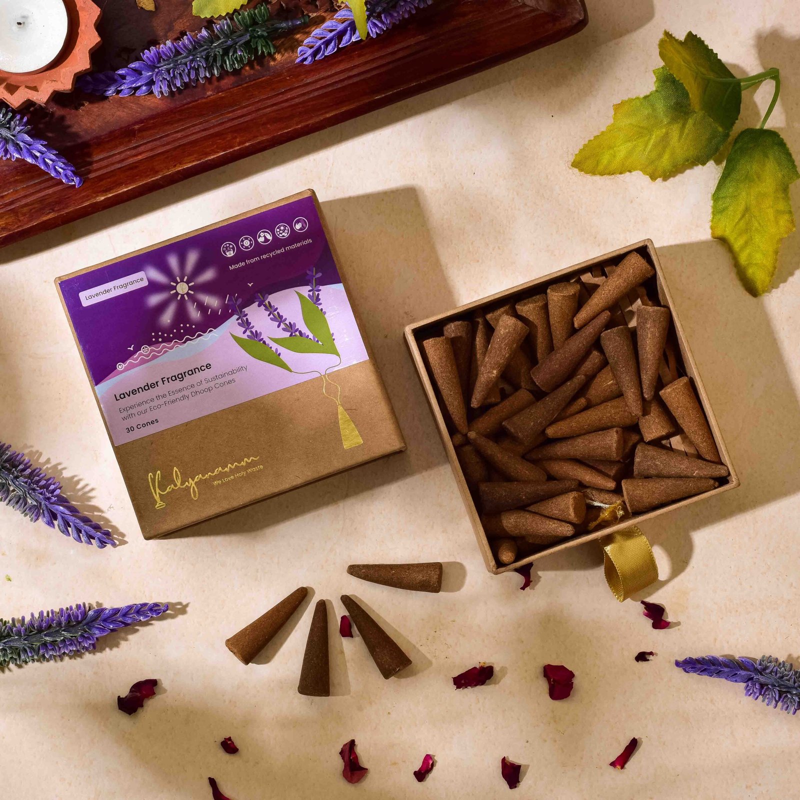 Kalyanamm's Lavender Incense Cones