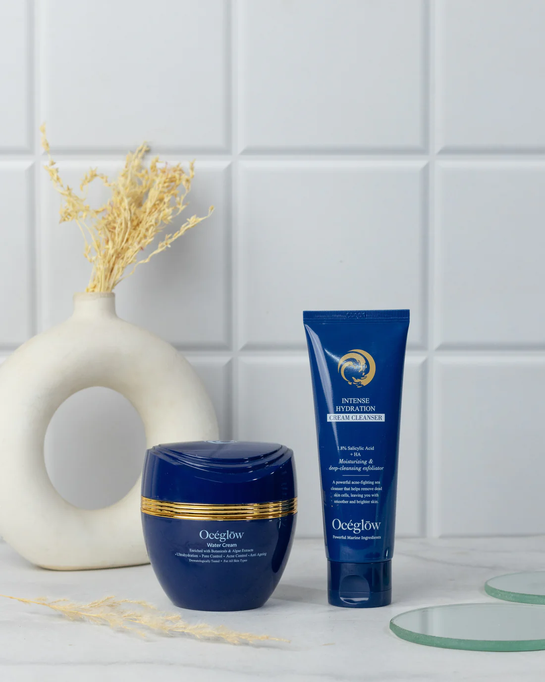 Oceglow's Cream Cleanser and Water Cream