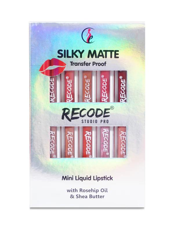 Recode 10 Silky Matte Mini Liquid Lipsticks

