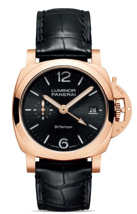 Panerai Luminor QuarantaTM BiTempo GoldtechTM PAM01641