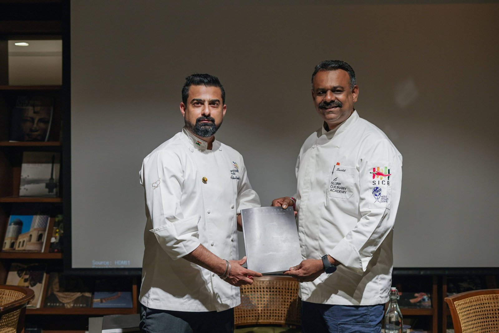 From left: Chef Avin with Chef Sushil