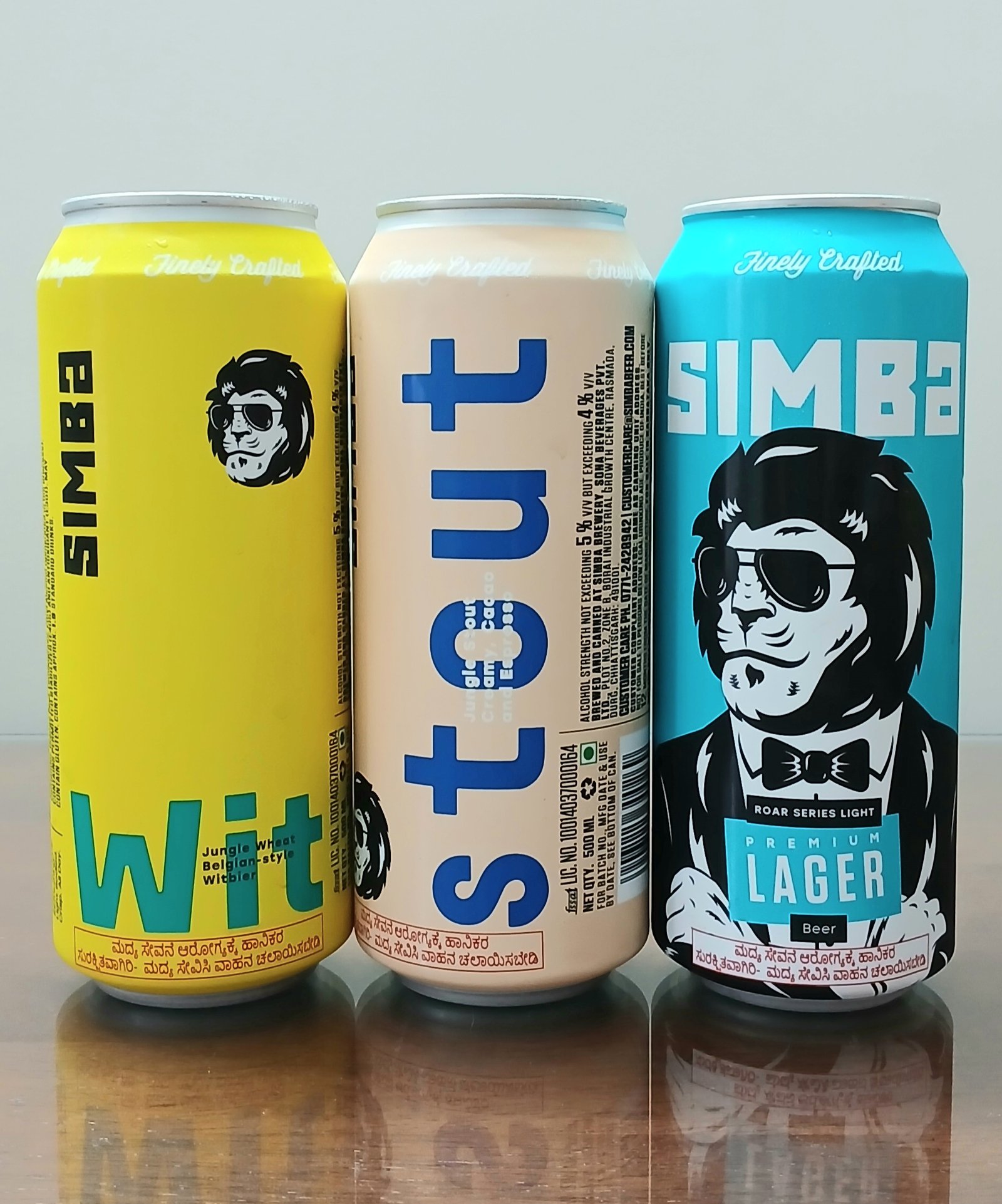 Best Beers: Simba Wit, Stout and Lager