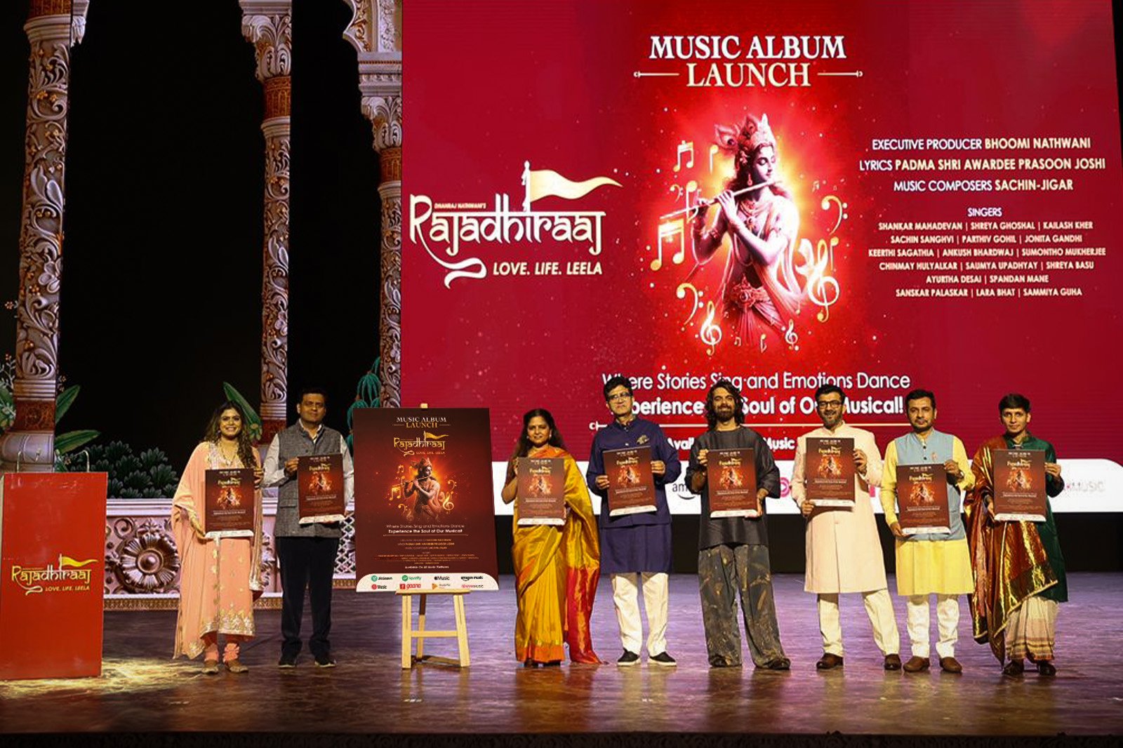 Rajadhiraaj: Love. Life. Leela music album launch