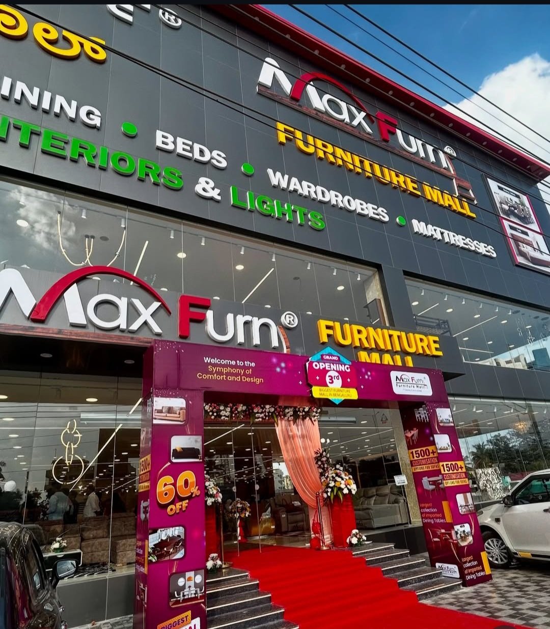 Max Furn showroom Nelamangala