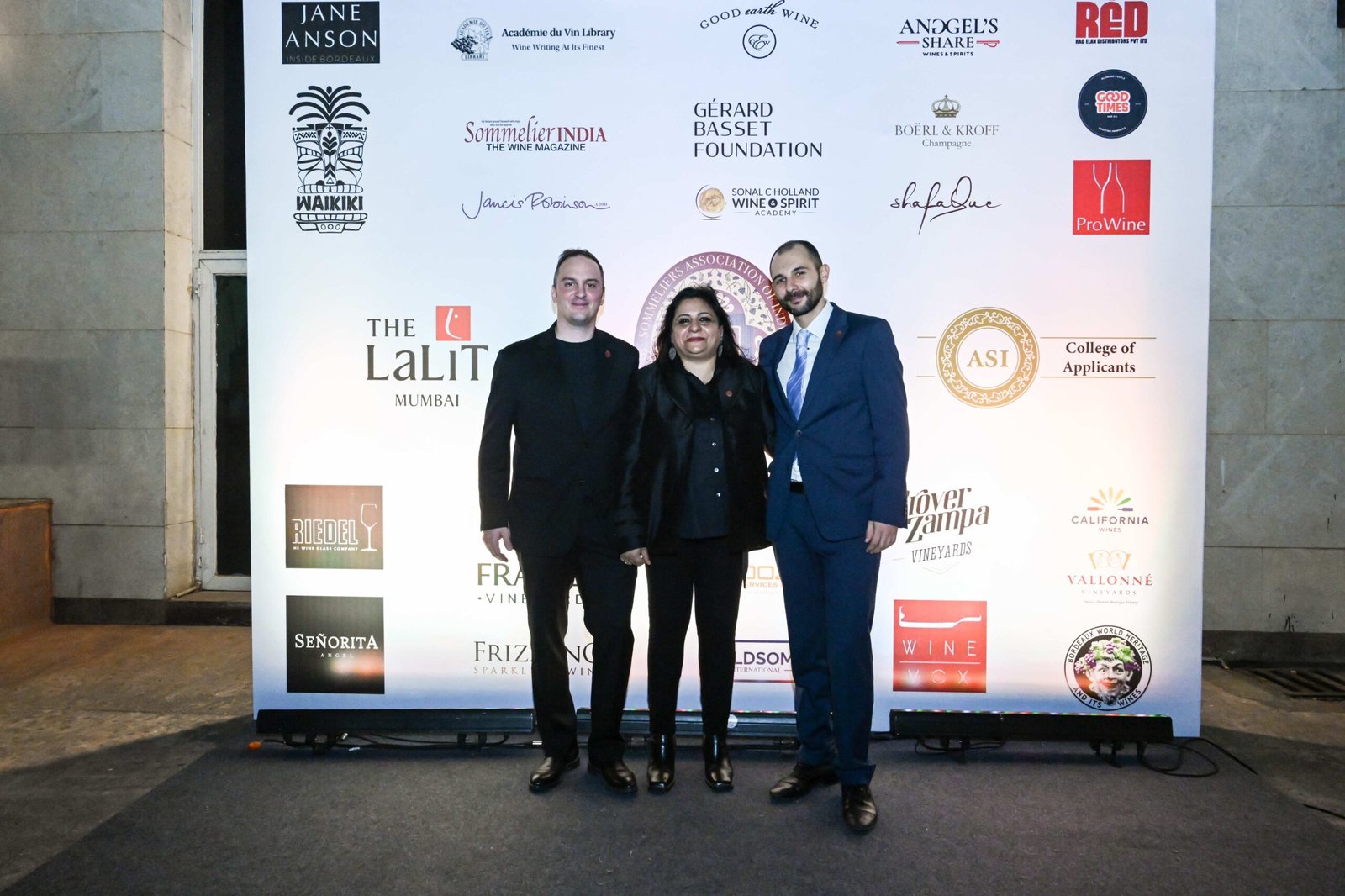 L to R: Mattia Antonio Cianca, Amrita Singh and Salvatore Castano