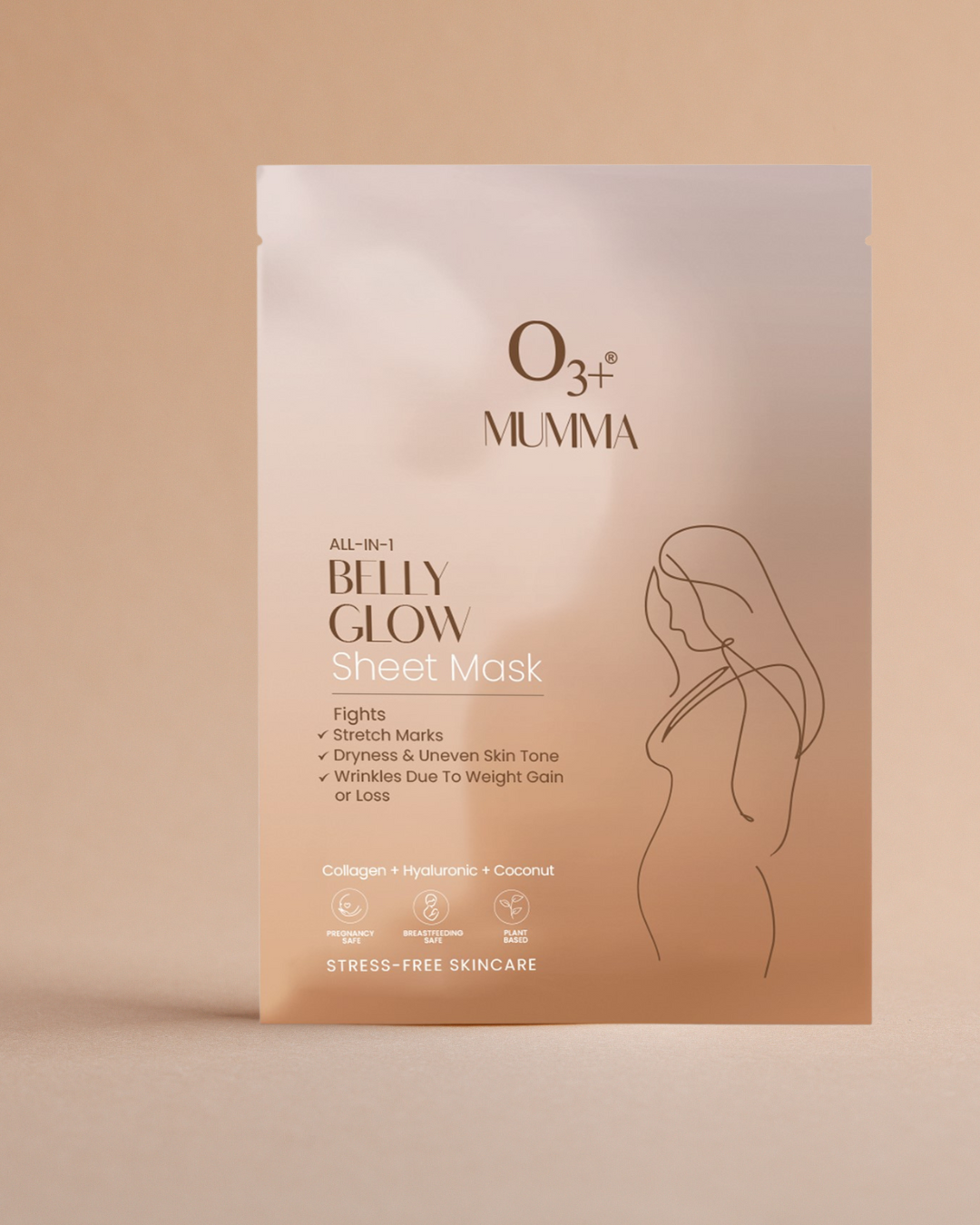 This image has an empty alt attribute; its file name is O3-Belly-Glow-Hydrating-Sheet-Mask.png