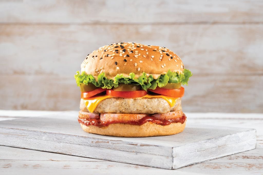 Burgrill's Chicken Quarter Pounder Burger