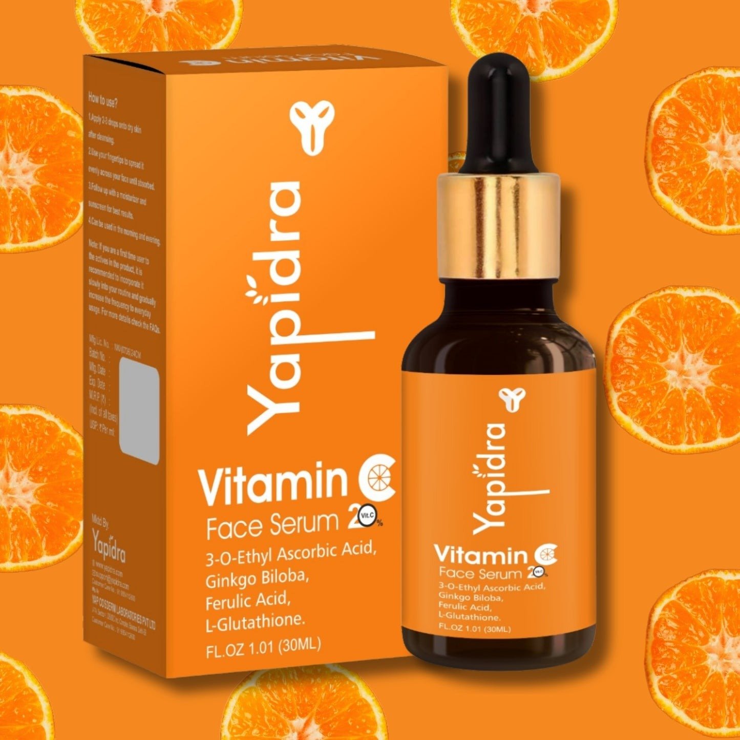 Yapidra Vitamin C Face Serum