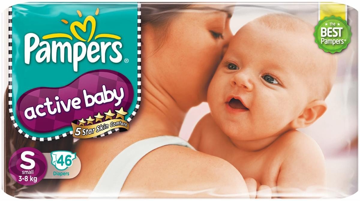 Pampers Active Baby diapers