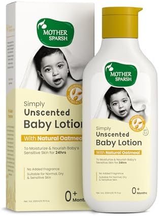 Mother Sparsh Simply Unscented Baby Skincare Range