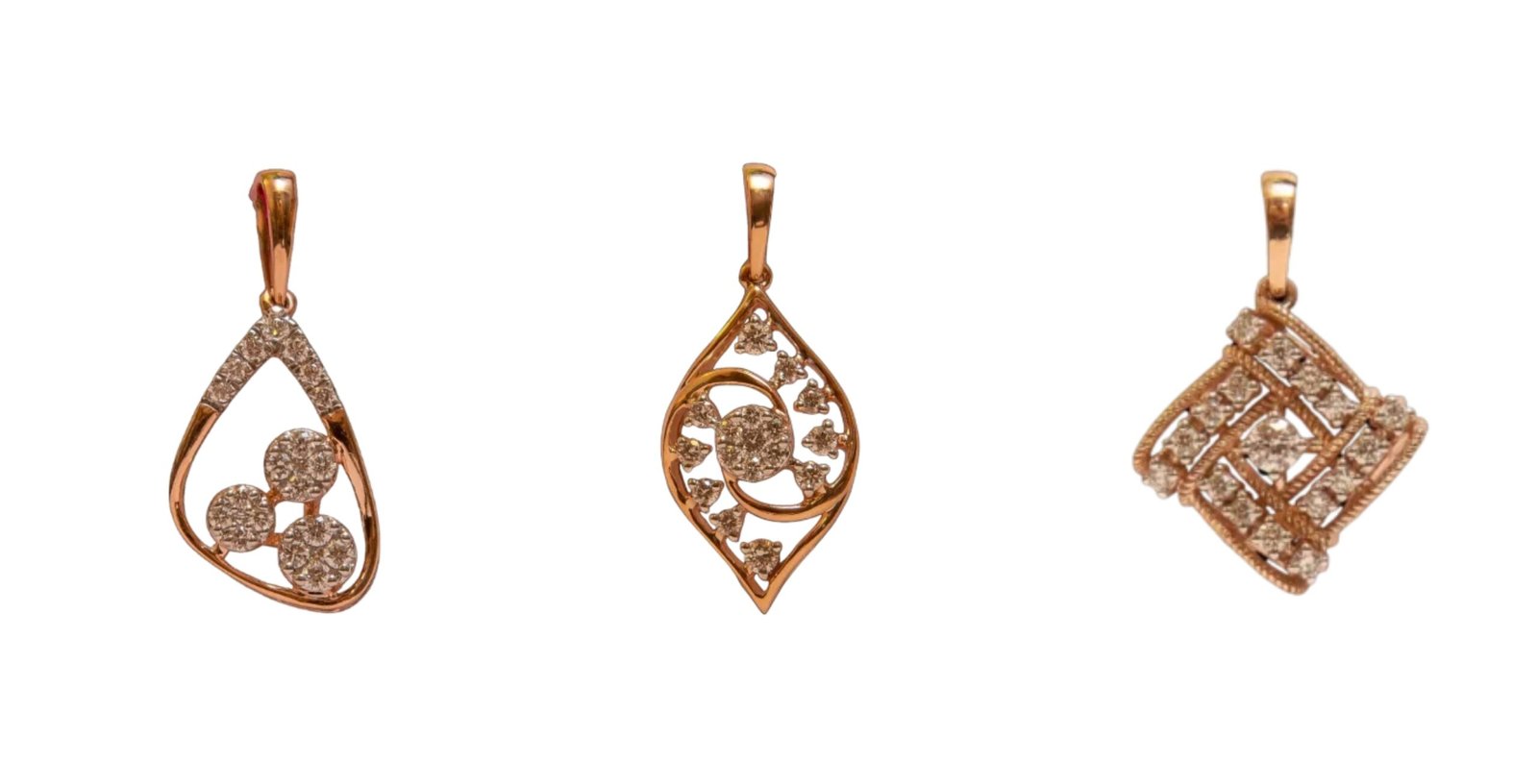 Kinnari Kanaka, Aashvi and Iravati pendants