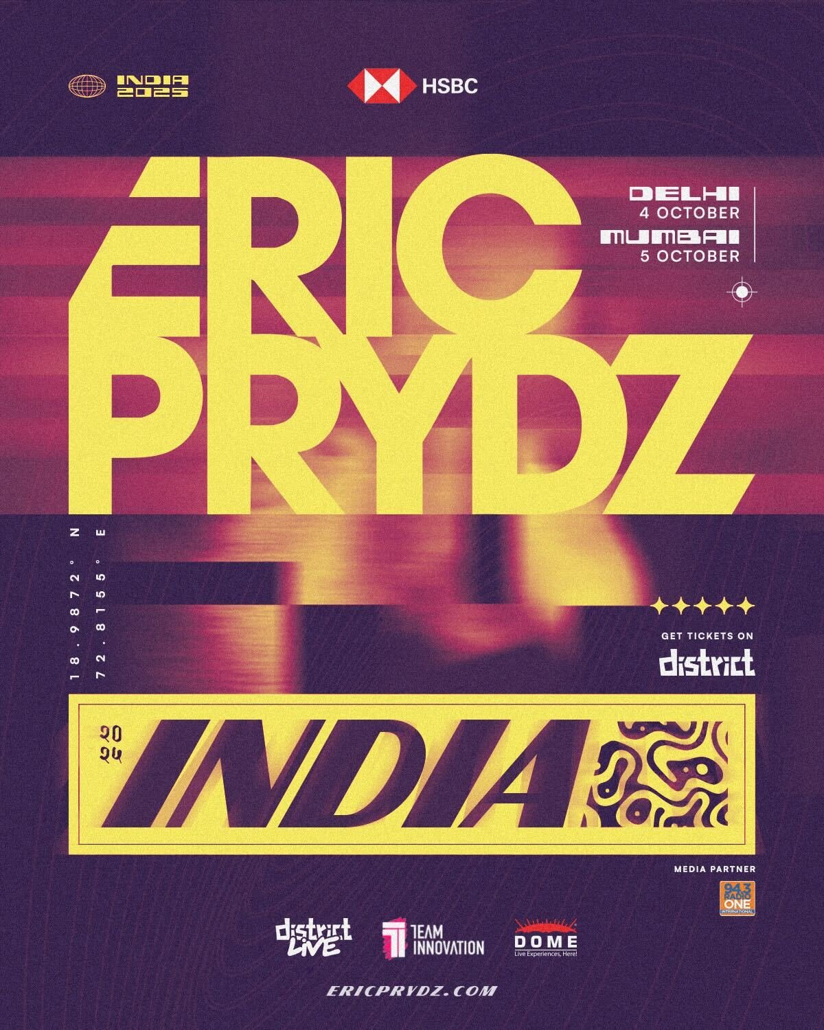 Eric Prydz India Tour 2025