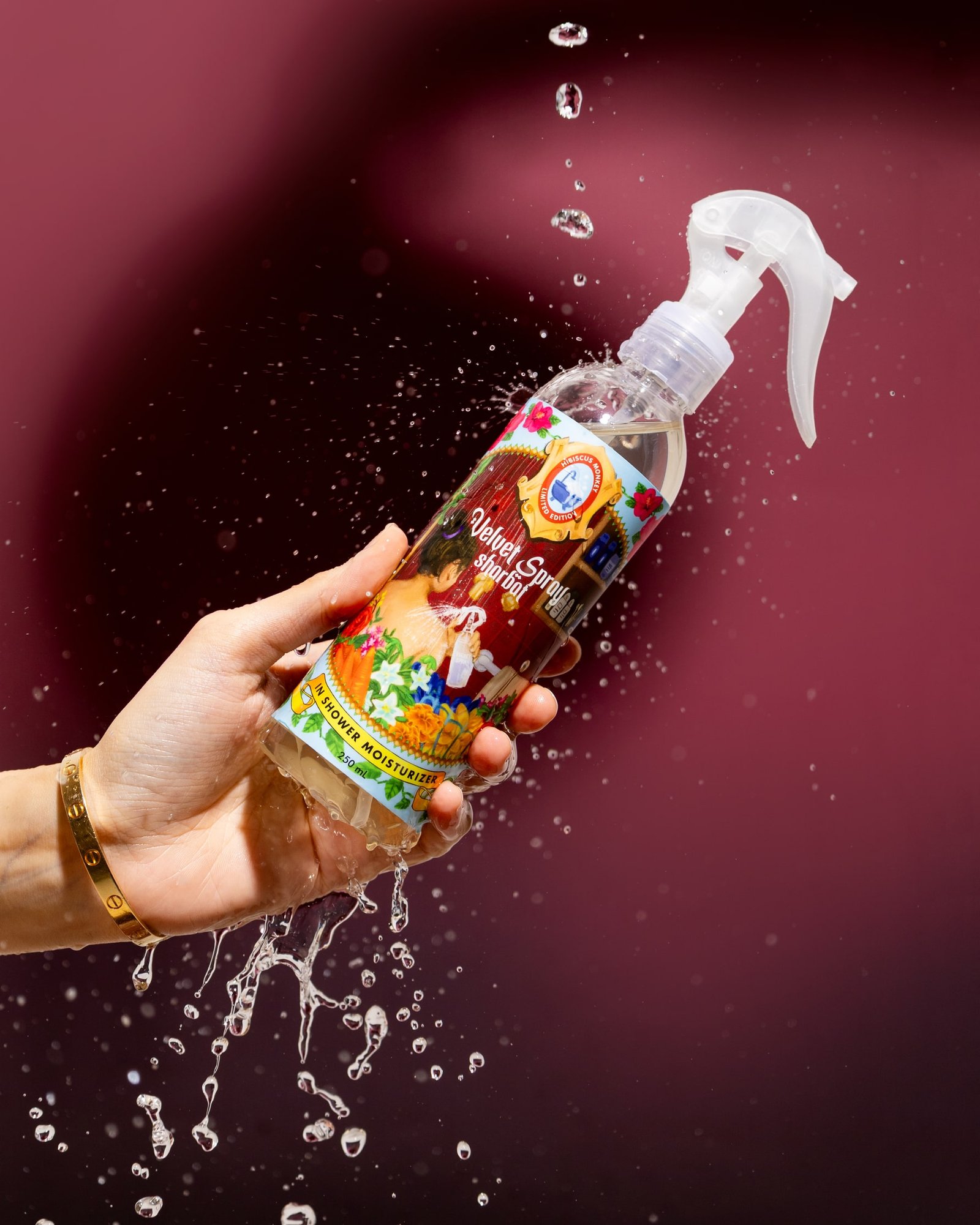 Hibiscus Monkey Velvet Spray Sharbat