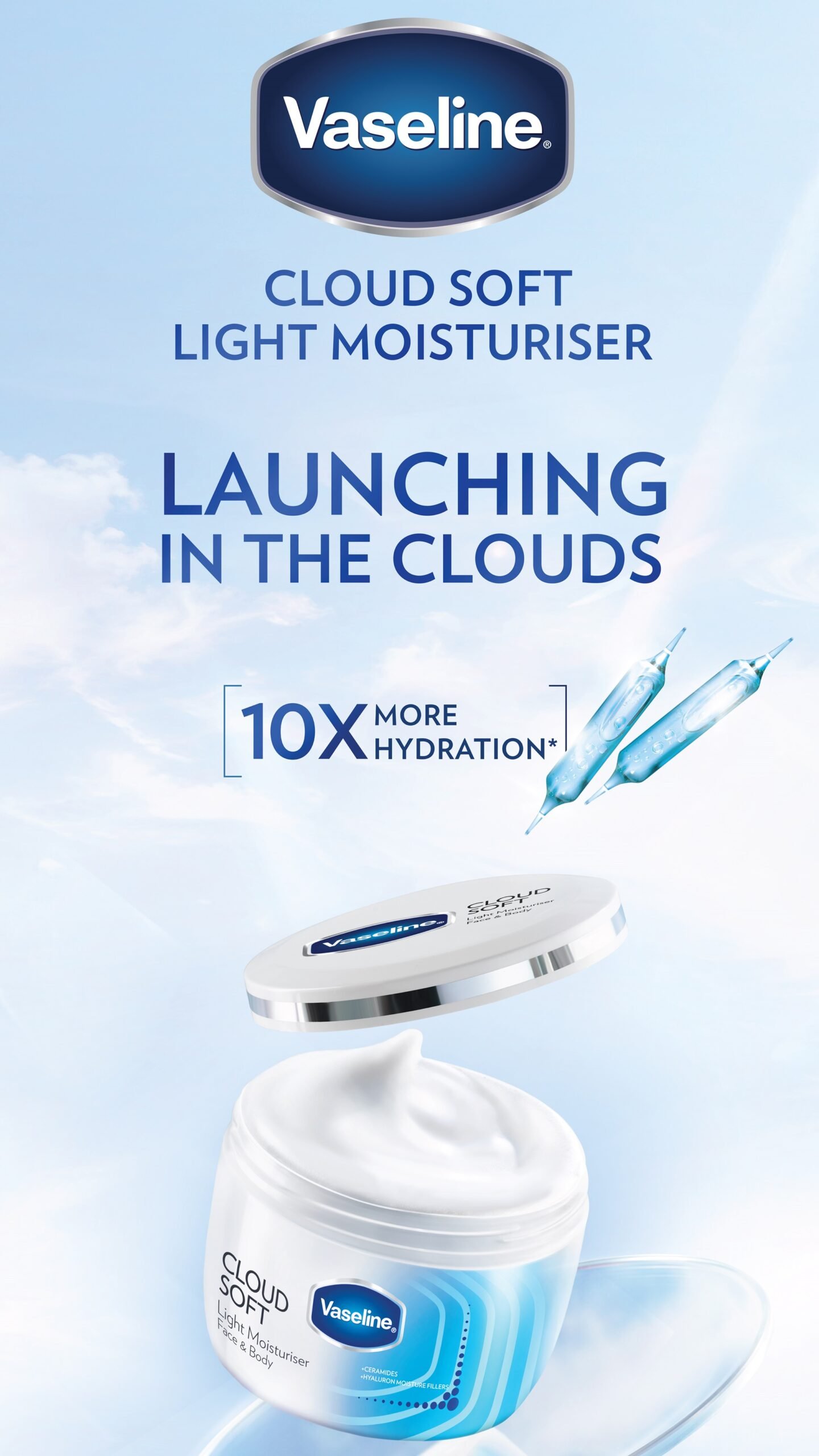 Vaseline Cloud Soft Light Moisturiser