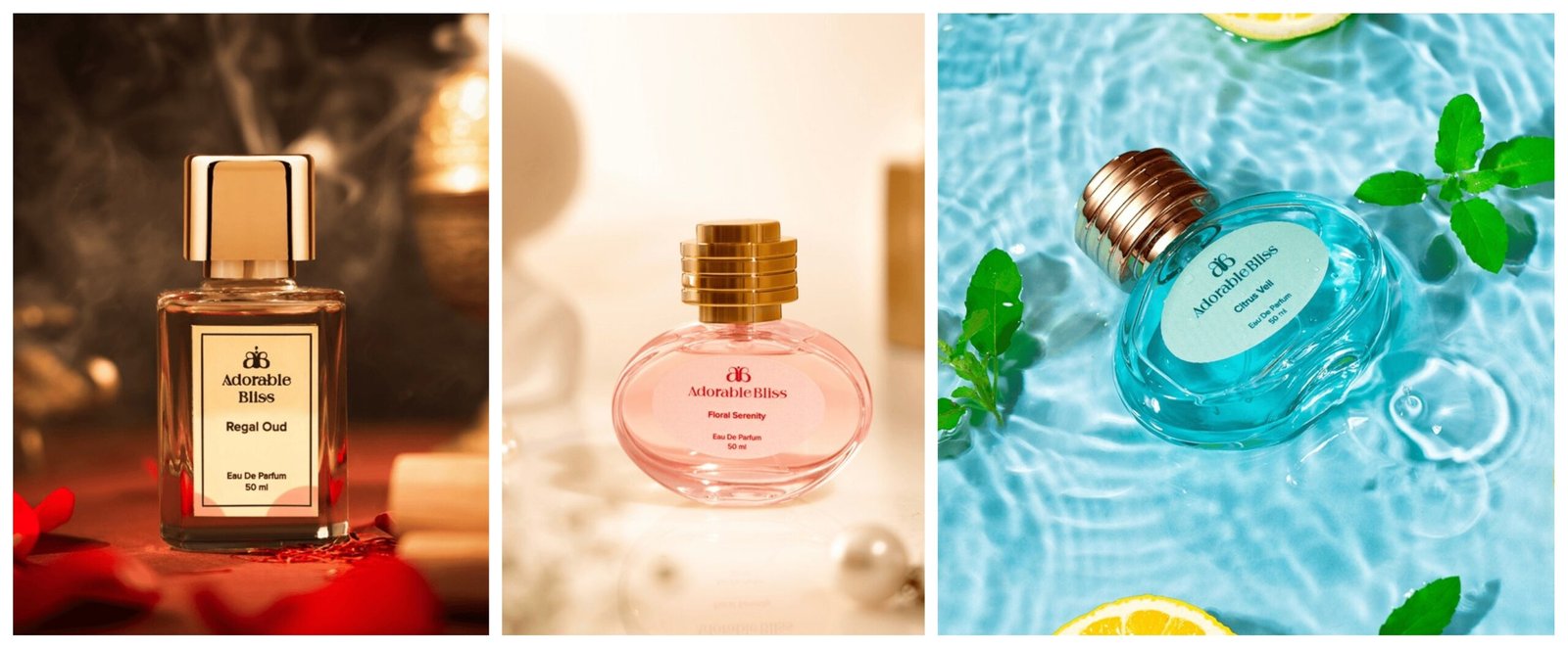 Adorable Bliss Regal Oud, Floral Serenity and Citrus Veil