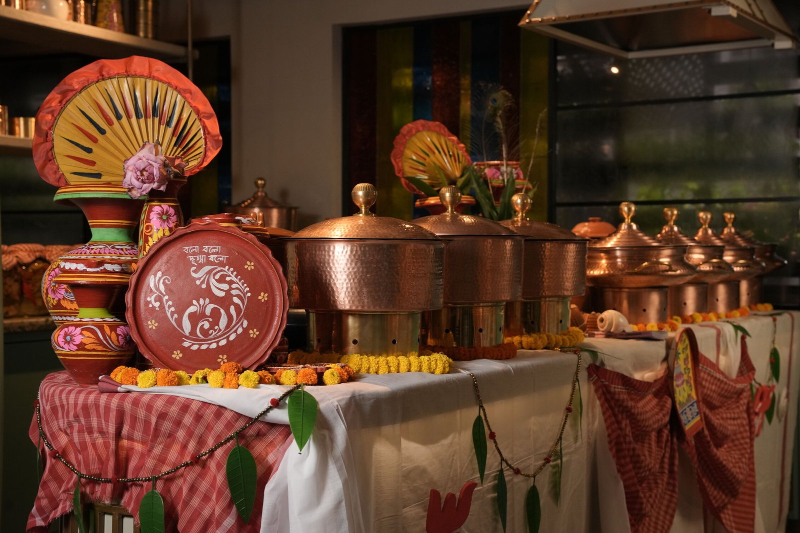 Pujo Plates and Navratri Trails