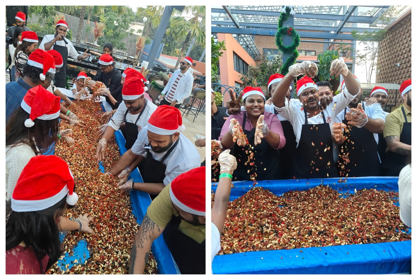 Indian Craft Brewery cake mixing