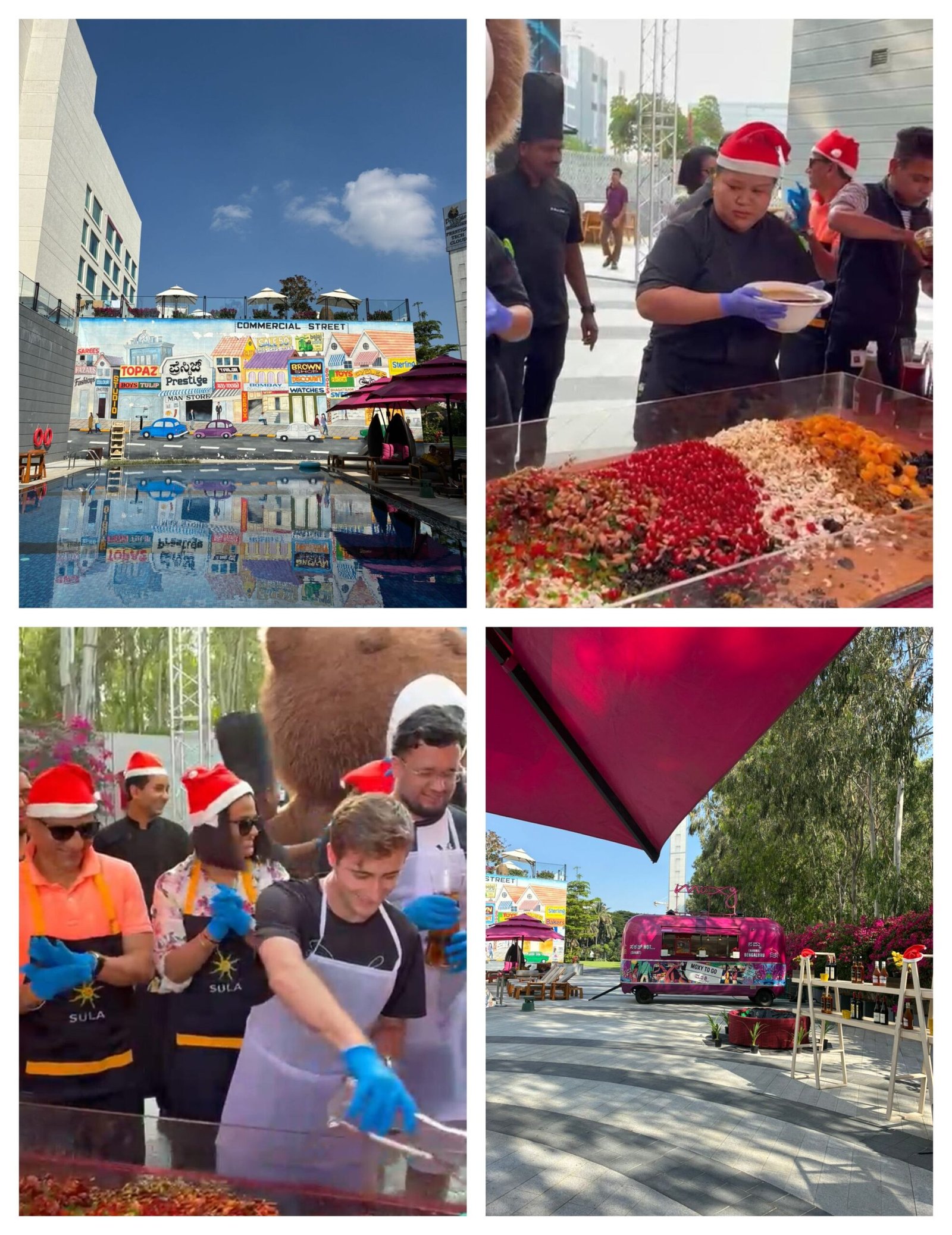 Moxy Bengaluru cake mixing