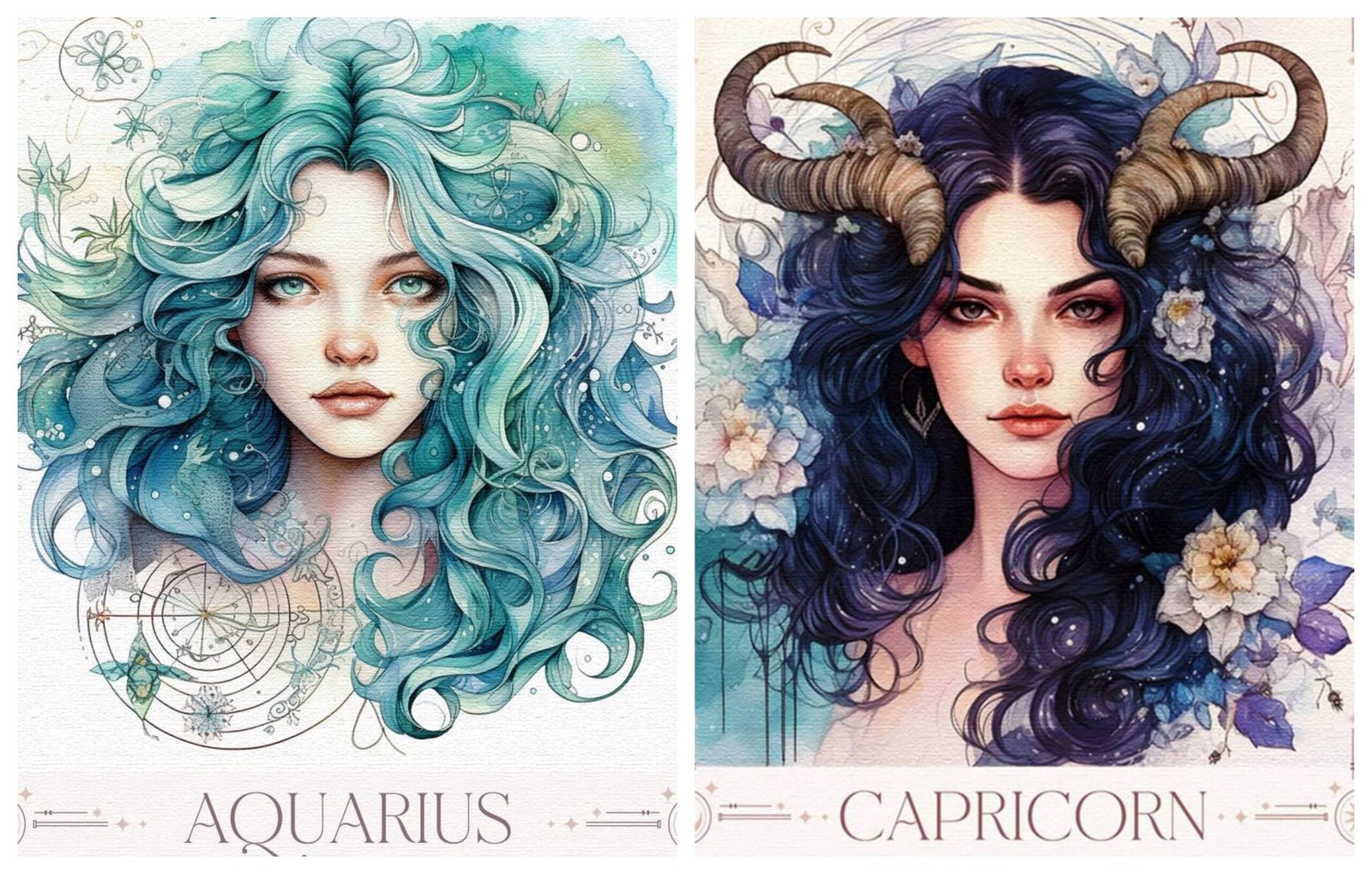Aquarius + Capricorn zodiac compatibility