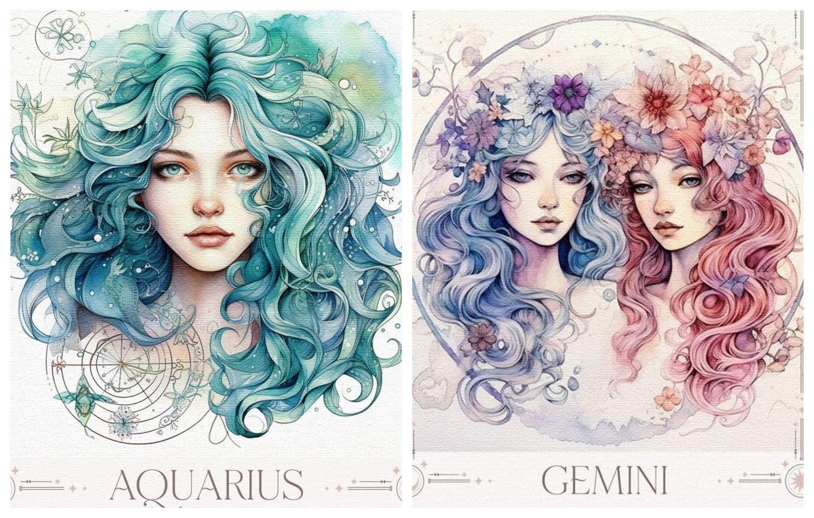 Aquarius + Gemini zodiac compatibility