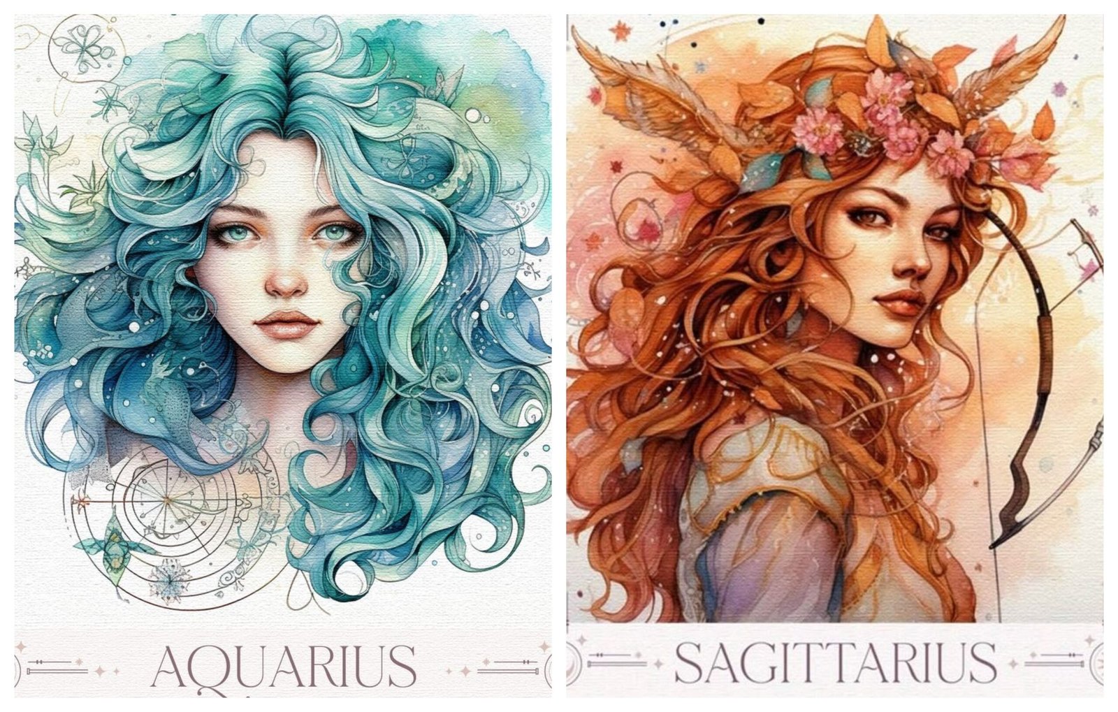 Aquarius + Sagittarius zodiac compatibility