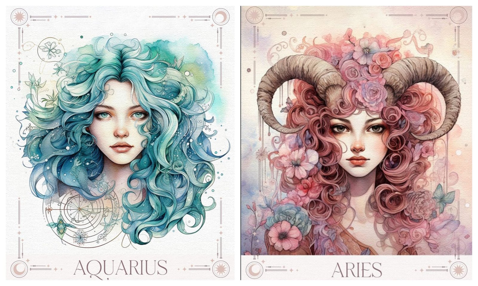 Aquarius + Aries zodiac compatibility