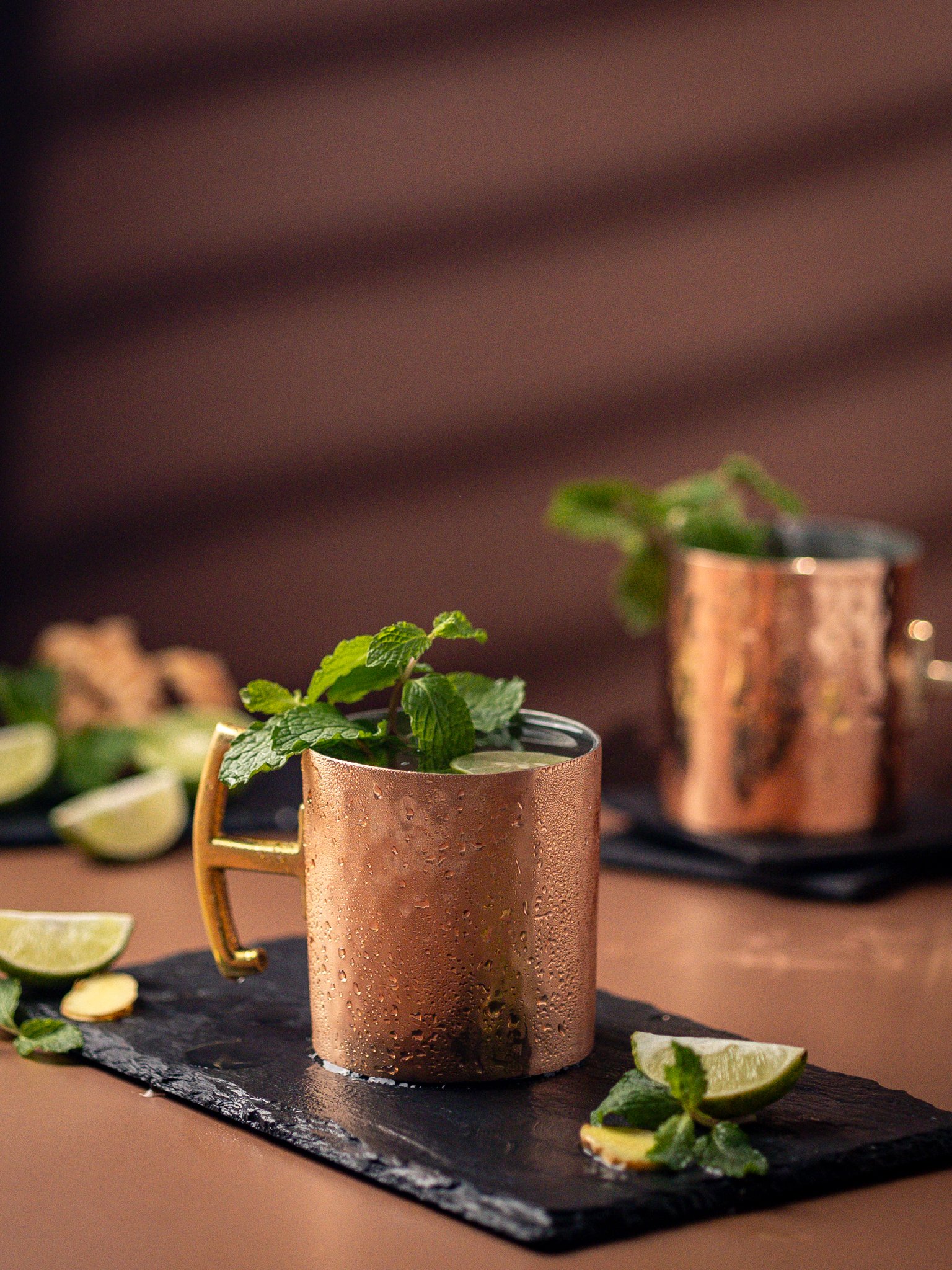 P•TAL Copper Moscow Mule Mugs