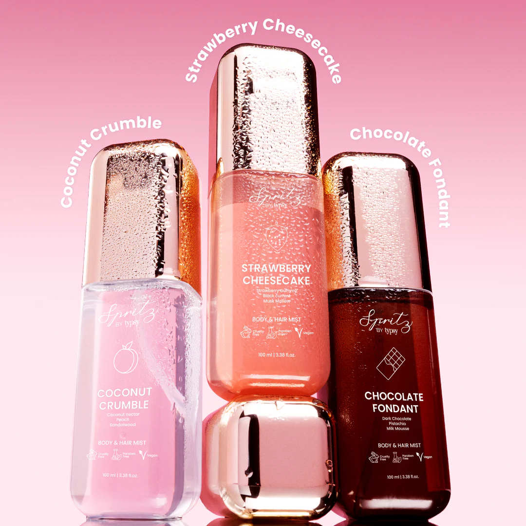 Typsy Beauty Spritz Hair & Body Mist collection