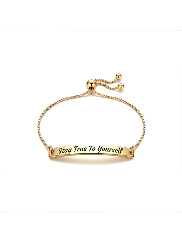 TrueSliver's Stay True To Yourself bracelet