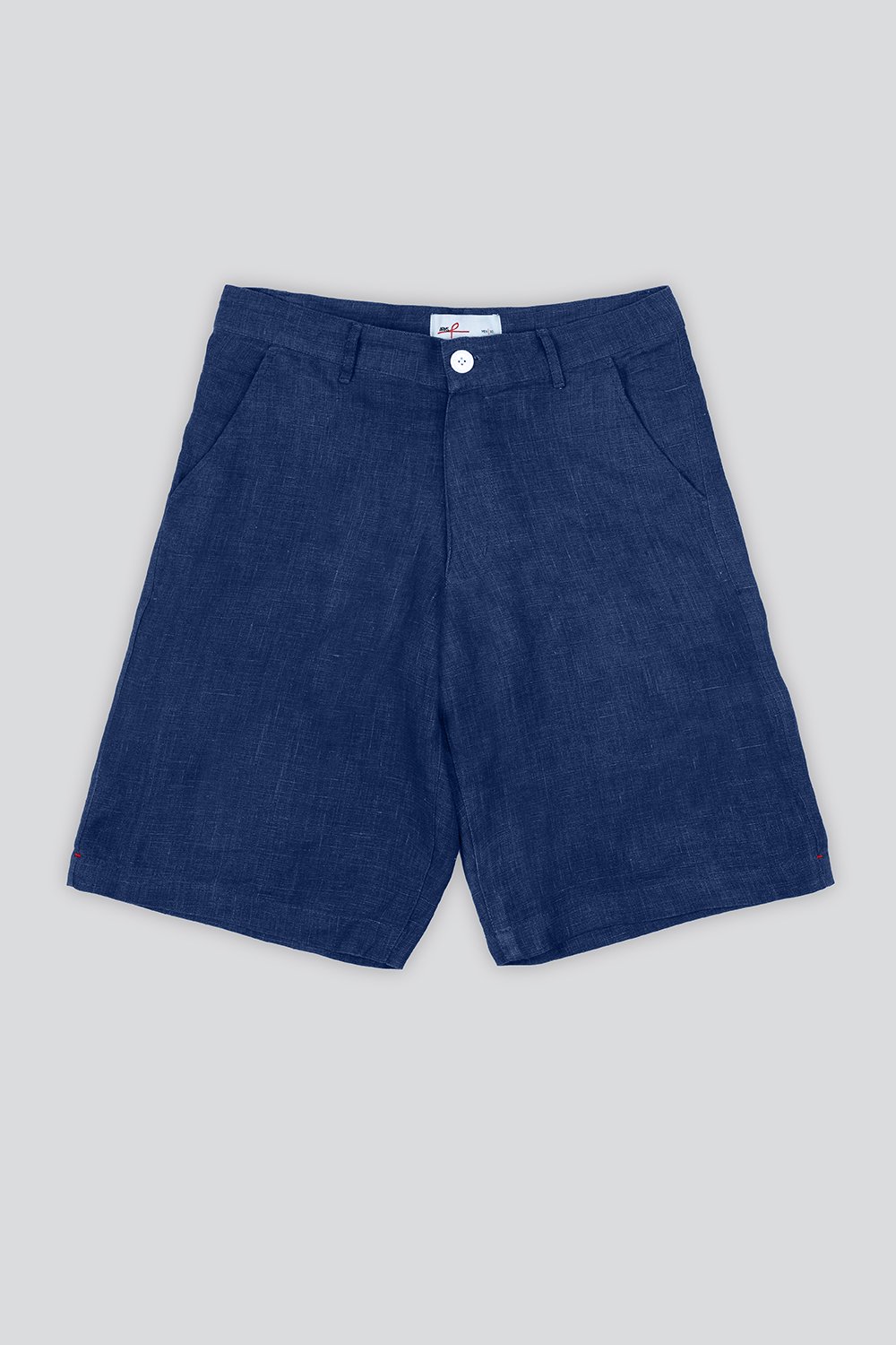 ARKS Navy Blue Linen Shorts