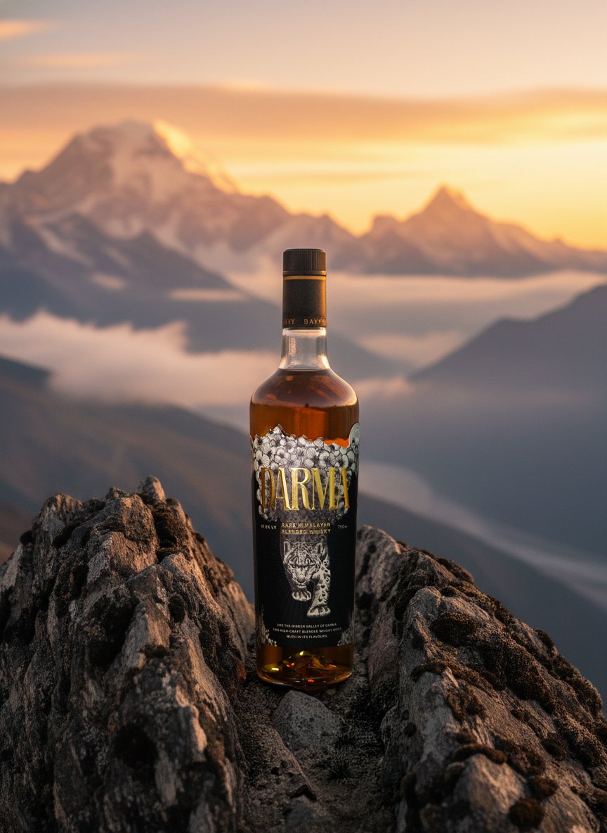 Darma blended Himalayan whisky