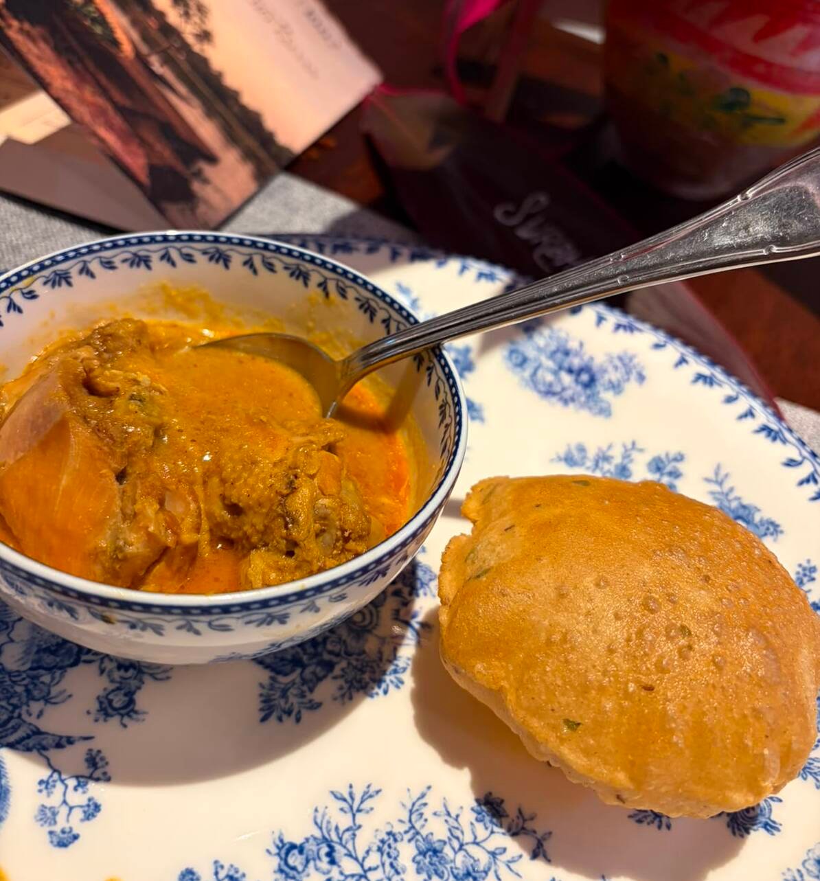 Naati Koli Saaru with Poori