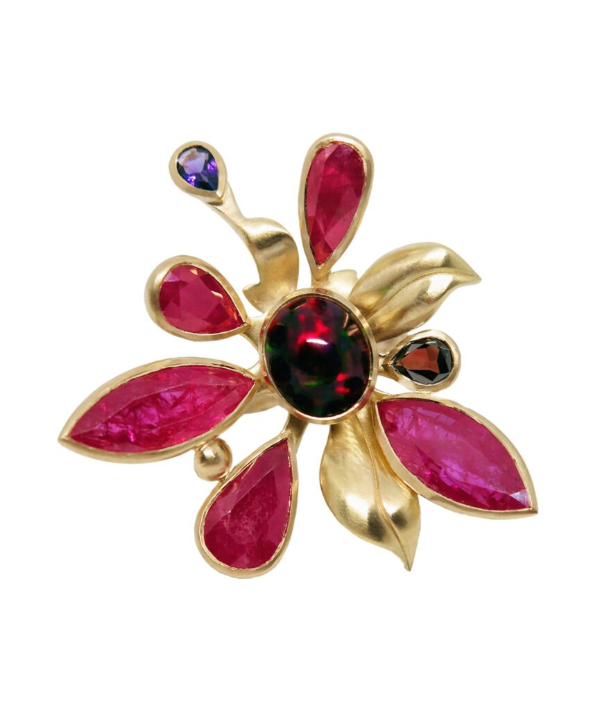 Francis de Lara x Gemfields Safari Sunset Bloom Ring