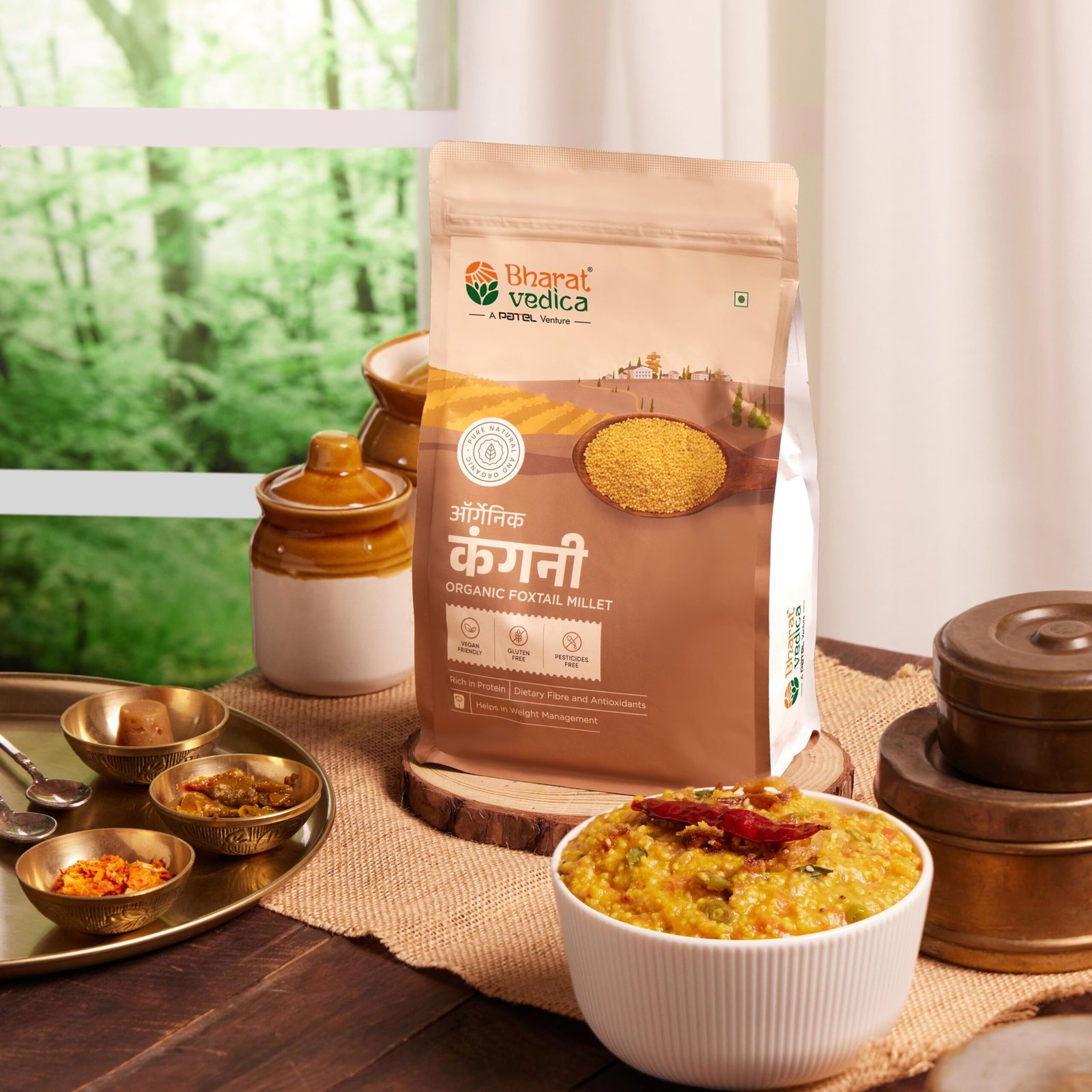 Bharat Vedica's organic foxtail millet