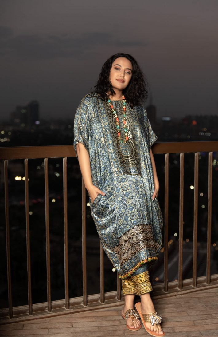 Blue kaftan 1
